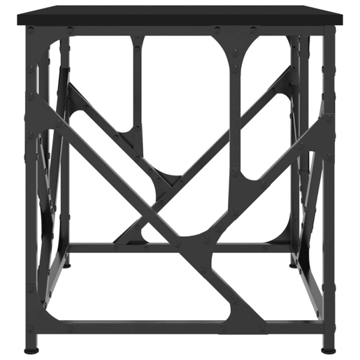 Mesa de Centro, Mesa baixa, 45x45x47,5 cm derivados de madeira preto