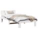 Estructura de cama individual para adultos Estructura de cama individual para adultos Blanco