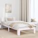 Estructura de cama individual para adultos Estructura de cama individual para adultos Blanco