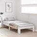Estructura de cama individual para adultos Estructura de cama individual para adultos Blanco