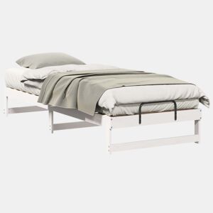 Estrutura de cama de solteiro - Branco 100 x 220 cm