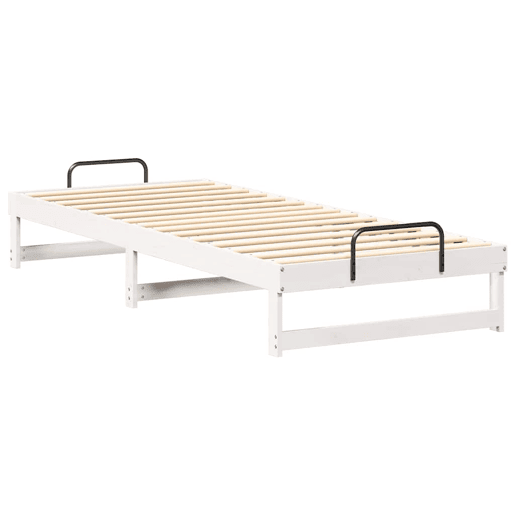 Estrutura de cama de solteiro - Branco 100 x 220 cm