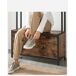 Estantería de pasillo con repisa para zapatos Estantería de pasillo con repisa para zapatos Marrón