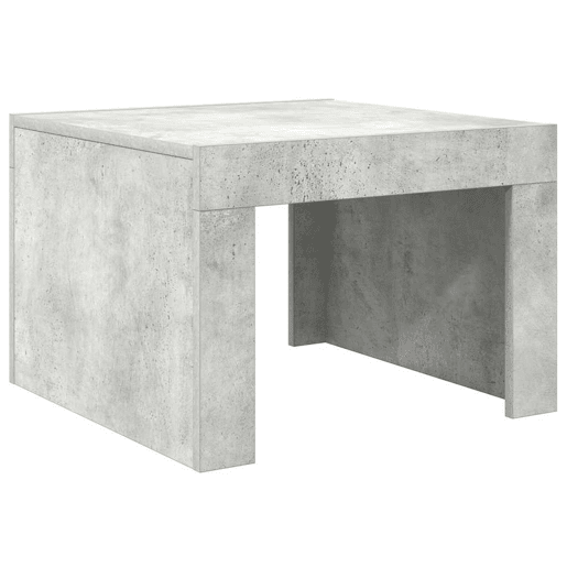 Mesa de Centro, Mesa baixa, 50x50x35 cm derivados de madeira cinzento sonoma