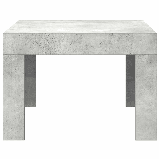 Mesa de Centro, Mesa baixa, 50x50x35 cm derivados de madeira cinzento sonoma