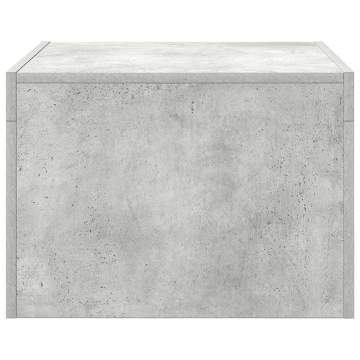 Mesa de Centro, Mesa baixa, 50x50x35 cm derivados de madeira cinzento sonoma