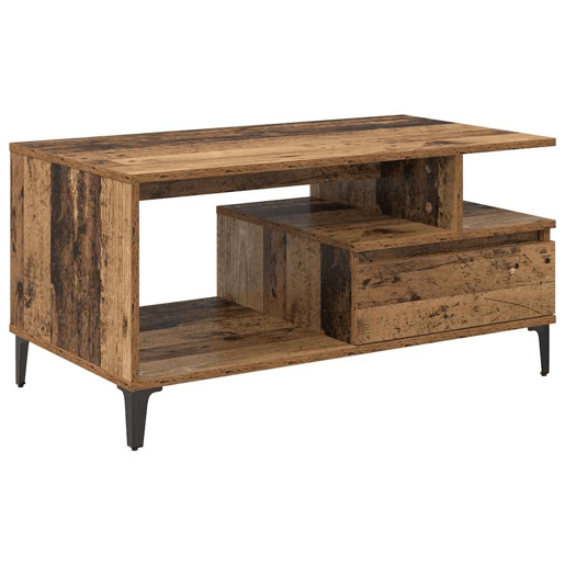 Mesa de Centro, Mesa baixa, com gaveta Madeira Antiga 90 x 49 x 45 cm
