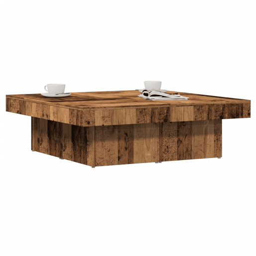 Mesa de Centro, Mesa baixa, 90x90x28 cm derivados de madeira madeira velha