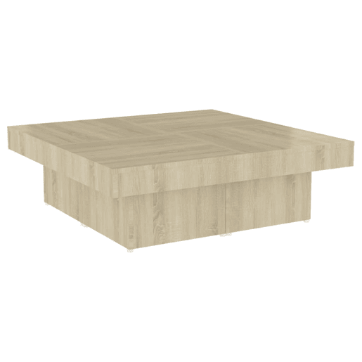 Mesa de Centro, Mesa baixa, 90x90x28 cm contraplacado carvalho sonoma
