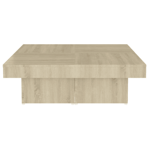 Mesa de Centro, Mesa baixa, 90x90x28 cm contraplacado carvalho sonoma