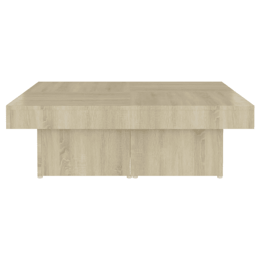 Mesa de Centro, Mesa baixa, 90x90x28 cm contraplacado carvalho sonoma