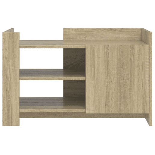 Mesa de Centro, Mesa baixa, 80x50x50 cm derivados de madeira carvalho sonoma