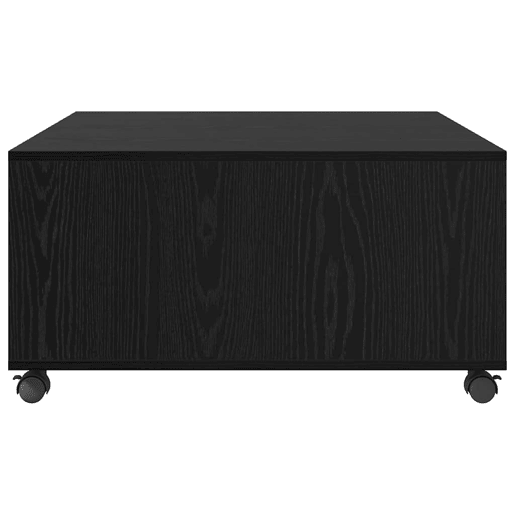Mesa de Centro, Mesa baixa, com gaveta Carvalho Preto 75 x 75 x 38 cm