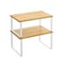 Estante para la mesa 2 piezas Estante para la mesa 2 piezas Blanco