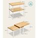 Estante para la mesa 2 piezas Estante para la mesa 2 piezas Blanco