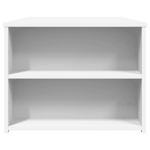 Mesa de Centro, Mesa baixa, 102x55x42 cm derivados de madeira branco Mesa de Centro, Mesa baixa, 102x55x42 cm derivados de madeira branco