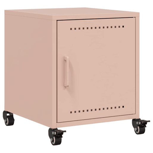 Soluna Home - Mesas de cabeceira Aço laminado a frio 2 piezas 36 x 39 x 43,5 cm