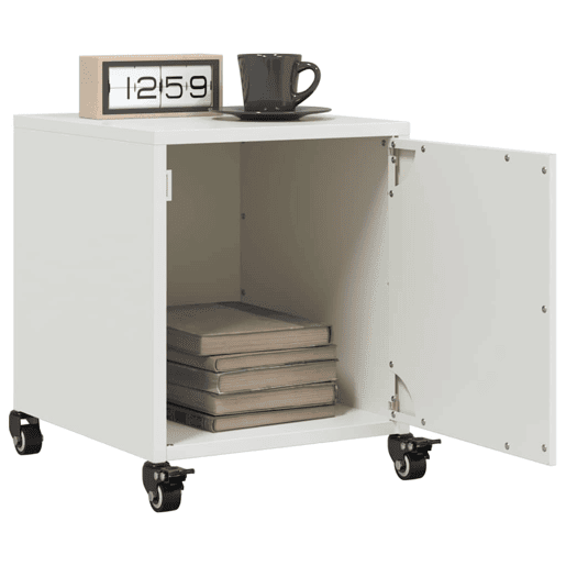 Soluna Home - Mesas de cabeceira Aço laminado a frio 2 piezas 36 x 39 x 43,5 cm
