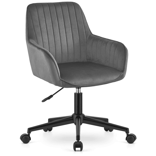 Poltrona SWIVEL Roxy - veludo cinzento escuro