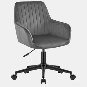 Poltrona SWIVEL Roxy - veludo cinzento escuro