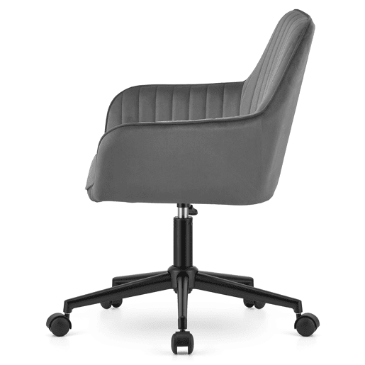Poltrona SWIVEL Roxy - veludo cinzento escuro