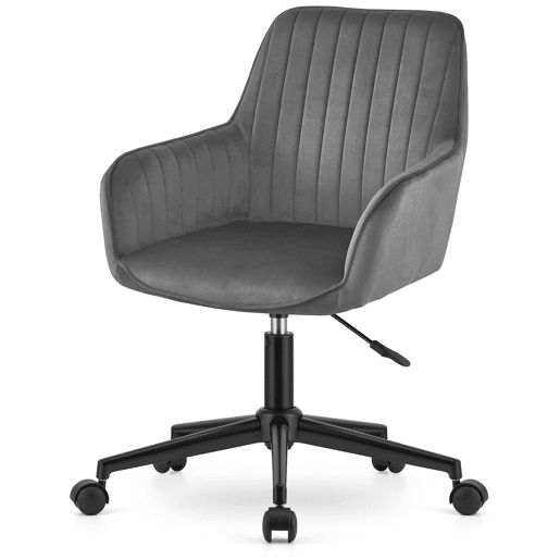 Poltrona SWIVEL Roxy - veludo cinzento escuro