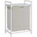 Estanterķa del bańo con cesta de la ropa sucia Estanterķa del bańo con cesta de la ropa sucia Blanco