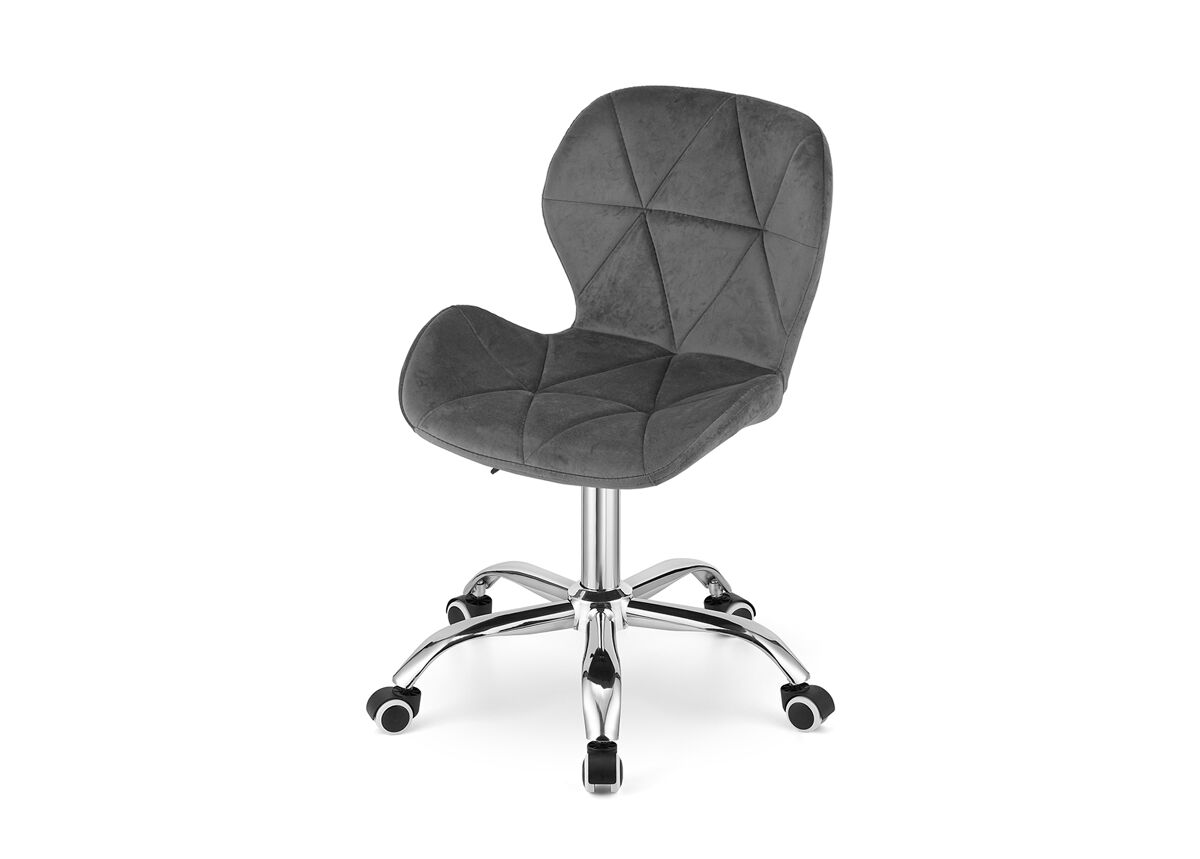 Silla de oficina avola, gris oscuro