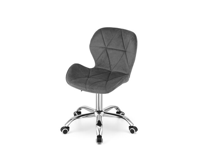 Silla de oficina avola, gris oscuro