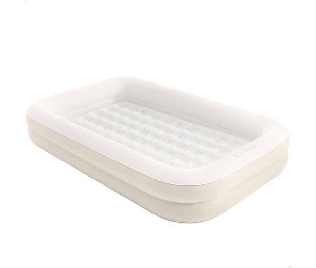 Colchón hinchable infantil estrellas con hinchador 107x168x25 cm