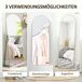 Espejo Cuerpo Entero MDF, Vidrio HOMCOM, hogar - decoración Espejo Cuerpo Entero MDF, Vidrio HOMCOM, hogar - decoración Dorado