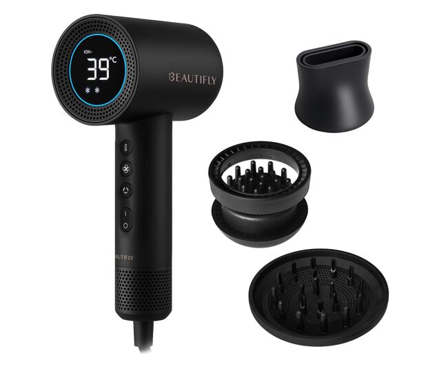 Beautifly secador de pelo ionico mistessence negro aire frío regulable