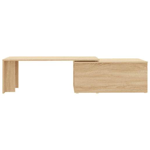 Mesa de Centro, Mesa baixa, 150x50x35cm derivados de madeira carvalho sonoma