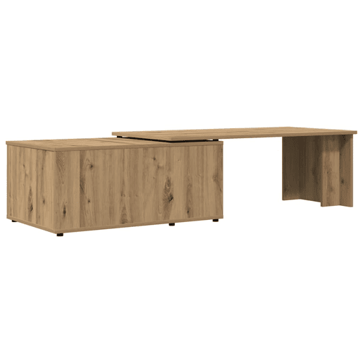 Mesa de Centro, Mesa baixa, 150x50x35 cm deriv. madeira carvalho artisiano Mesa de Centro, Mesa baixa, 150x50x35 cm deriv. madeira carvalho artisiano