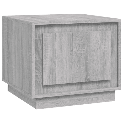 Mesa de Centro, Mesa baixa, 51x50x44 cm derivados de madeira cinzento sonoma