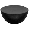 Mesa de Centro, Mesa baixa, em alumínio martelado 70x30 cm preto