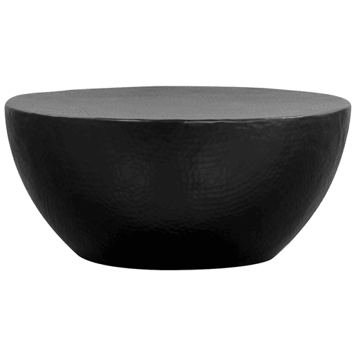 Mesa de Centro, Mesa baixa, em alumÃnio martelado 70x30 cm preto Mesa de Centro, Mesa baixa, em alumÃnio martelado 70x30 cm preto