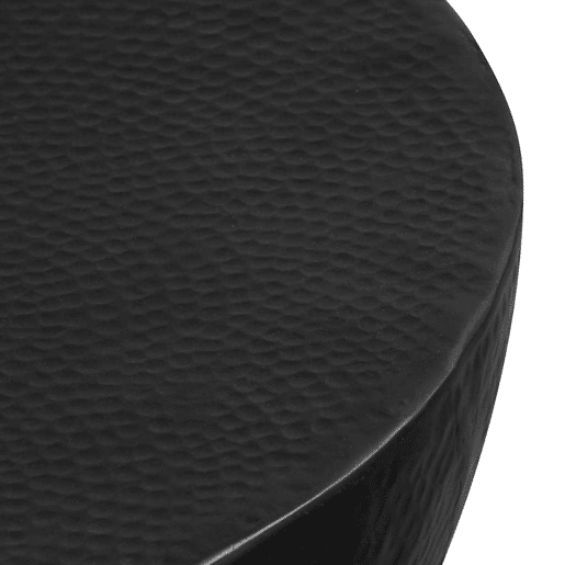 Mesa de Centro, Mesa baixa, em alumÃnio martelado 70x30 cm preto Mesa de Centro, Mesa baixa, em alumÃnio martelado 70x30 cm preto