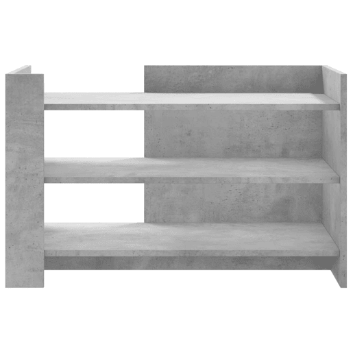 Mesa de Centro, Mesa baixa, 80x50x50 cm derivados de madeira cinza cimento