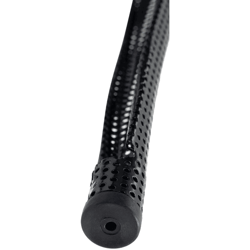 Conjunto de 4 banquetas de bar empilháveis u200Bu200Bem estilo industrial com apoio para os pés em metal perfurado preto 10_0004509