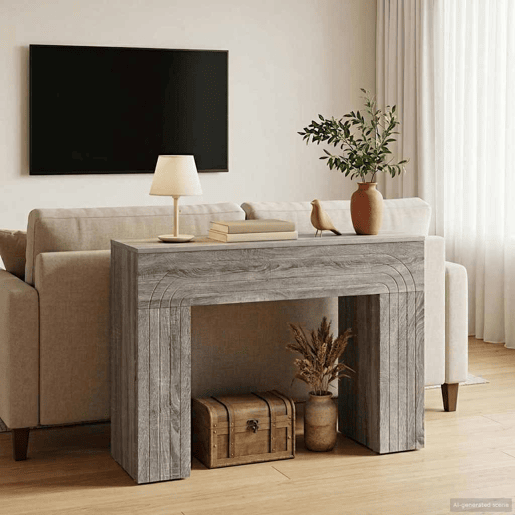 Mesa de Centro, Mesa baixa, Sonoma Cinzento 102 x 35 x 75 cm