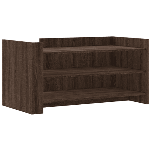 Mesa de Centro, Mesa baixa, 100x50x50 cm deriv. madeira carvalho castanho