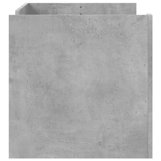 Mesa de Centro, Mesa baixa, 100x50x50cm derivados de madeira cinza cimento