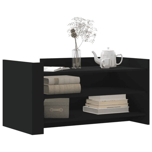 Mesa de Centro, Mesa baixa, 100x50x50 cm derivados de madeira preto