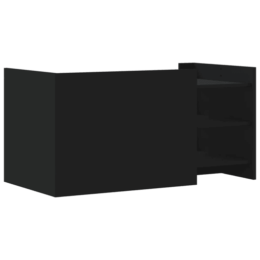 Mesa de Centro, Mesa baixa, 100x50x50 cm derivados de madeira preto