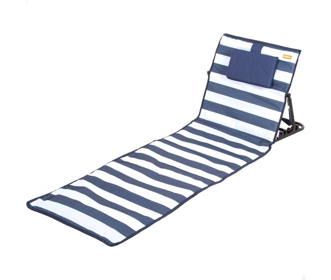 Aktive esterilla plegable reclinable con cojín 145x50x43 cm