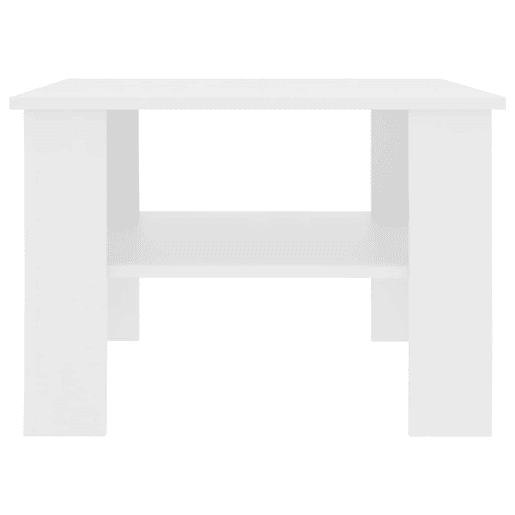 Mesa de Centro, Mesa baixa, 60x60x42 cm derivados de madeira branco