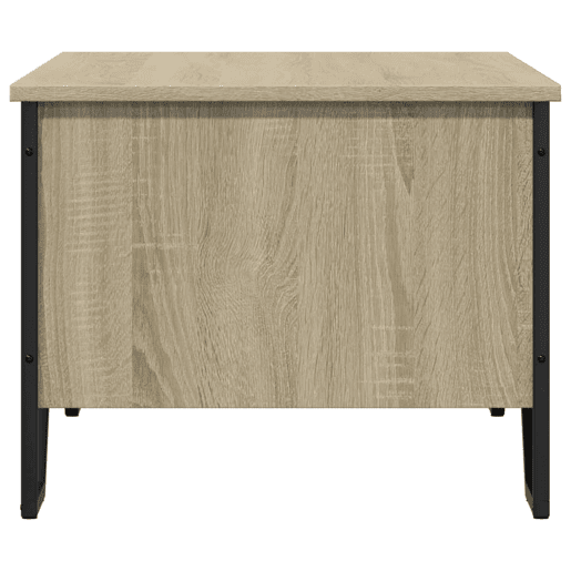Mesa de Centro, Mesa baixa, 100x51x40 cm derivados madeira carvalho sonoma