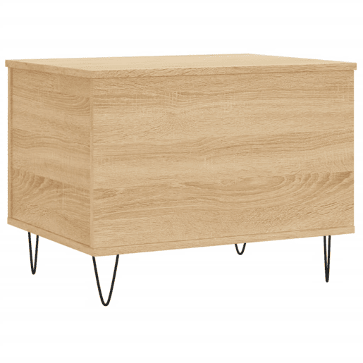 Mesa de Centro, Mesa baixa, 60x44,5x45 cm derivados madeira carvalho sonoma