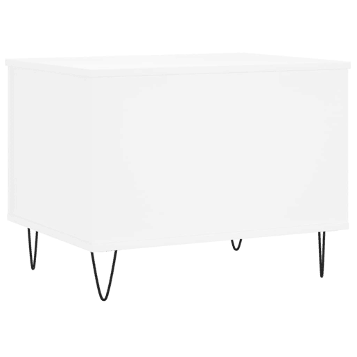 Mesa de Centro, Mesa baixa, 60x44,5x45 cm derivados de madeira branco